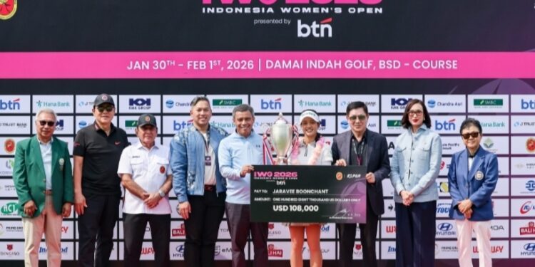 Jaravee Boonchant Rebut Trofi Indonesia Women’s Open 2026 plus Hadiah USD108 Ribu