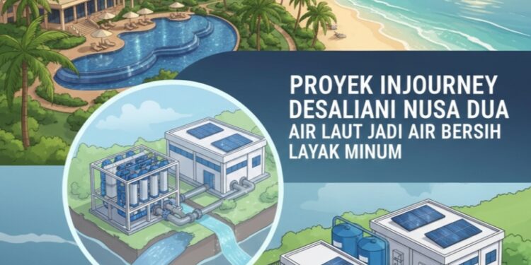 Siapa Sangka, di Balik Gemerlap Hotel Mewah dan Pantai Eksotis Nusa Dua Tersimpan Proyek Sunyi InJourney yang Diam-Diam Ubah Air Laut Jadi Air Bersih Layak Minum