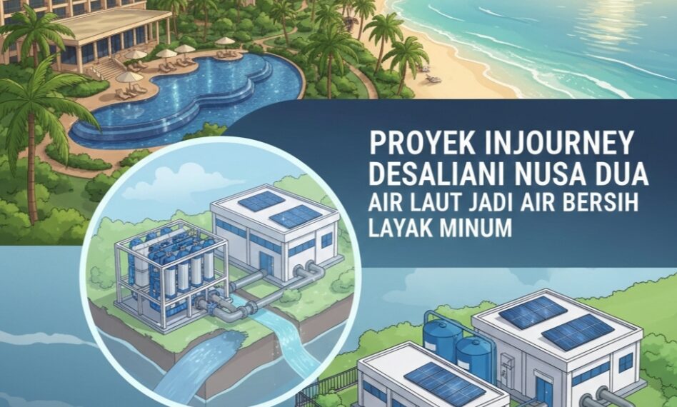 Siapa Sangka, di Balik Gemerlap Hotel Mewah dan Pantai Eksotis Nusa Dua Tersimpan Proyek Sunyi InJourney yang Diam-Diam Ubah Air Laut Jadi Air Bersih Layak Minum