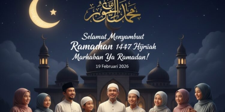 1 Ramadhan 1447 H Diperkirakan Jatuh pada 19 Februari 2026