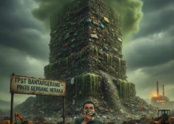 Selamat Datang di “Gedung Sampah 16 Lantai” Jakarta, Tingginya 50 Meter dan Baunya Nyata