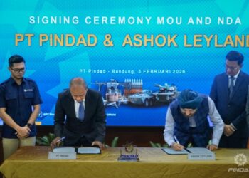 Dari Bus Listrik hingga Kendaraan Tempur Masa Depan, Ashok Leyland–Pindad Perkuat Kerja Sama Industri Strategis