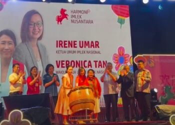 Spektakuler dan Inklusif, Irene Umar dan Veronica Tan Resmi Buka Imlek Festival 2577–Harmoni Imlek Nusantara di Lapangan Banteng
