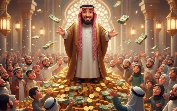 Raja Salman Kucurkan “THR” Lebih dari Rp13 Triliun, Setiap Kepala Keluarga Terima 1.000 Riyal (Sekitar Rp4,5 Juta)