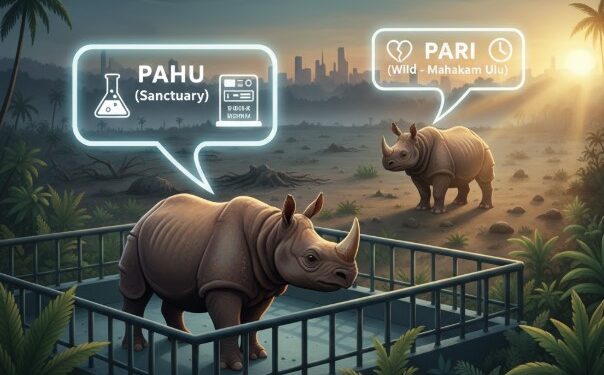 Tinggal Dua, Sama-Sama Betina: Nasib Tragis Badak Kalimantan di Ujung Tanduk, Harapan Tersisa pada Teknologi “Bayi Tabung”