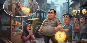 Viral Video Warung Tetap Dibongkar Meski Pemilik Klaim Sudah Penuhi Permintaan Oknum Lurah, Dugaan “Jatah dikeloni” Jadi Sorotan