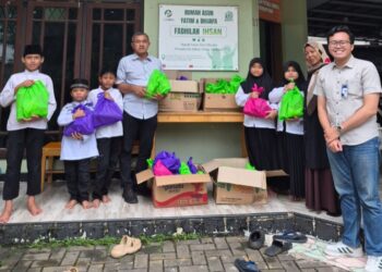 Berbagi Jumat Berkah, BRI KC Mabes TNI Cilangkap ke Rumah Asuh Yatim dan Duafa Fadhilah Insan