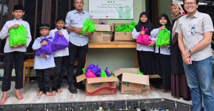 Berbagi Jumat Berkah, BRI KC Mabes TNI Cilangkap ke Rumah Asuh Yatim dan Duafa Fadhilah Insan