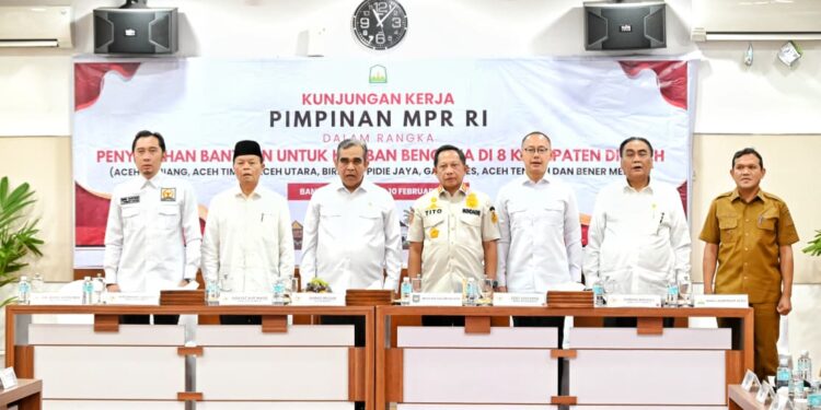 Pimpinan MPR RI Tegaskan Negara Hadir untuk Pemulihan Aceh Pascabencana