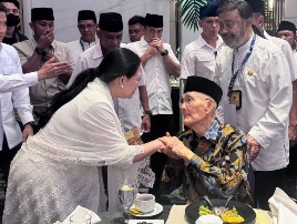 Berduka Try Sutrisno Wafat, Puan: Beliau Sosok yang Hangat dan Bersahaja