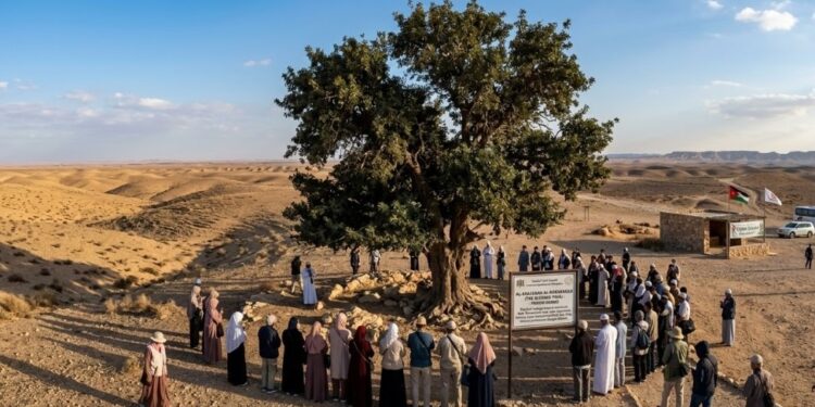 Pohon Sahabi di Yordania Diyakini Jadi Saksi Perjalanan Nabi Muhammad di Masa Kecil, Berdiri Sendirian di Gurun Selama Lebih dari 1.400 Tahun