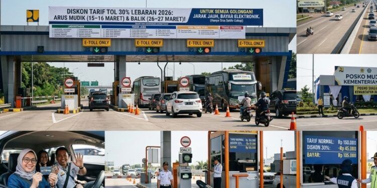 Kabar Baik untuk Pemudik! Tarif Tol Diskon 30% di 29 Ruas Jalan Tol Saat Lebaran 2026
