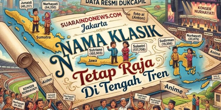 Bukan Ridwan Kamil atau Aura Kasih! Dukcapil Bongkar Fakta: Nama Junaidi, Sutrisno, dan Nurhayati Pasaran di RI