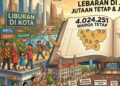 Sebanyak 4 Juta Warga Diperkirakan Tetap di Jakarta Saat Lebaran, Ancol, Ragunan, dan Monas Diprediksi Jadi Tujuan Favorit