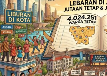Sebanyak 4 Juta Warga Diperkirakan Tetap di Jakarta Saat Lebaran, Ancol, Ragunan, dan Monas Diprediksi Jadi Tujuan Favorit