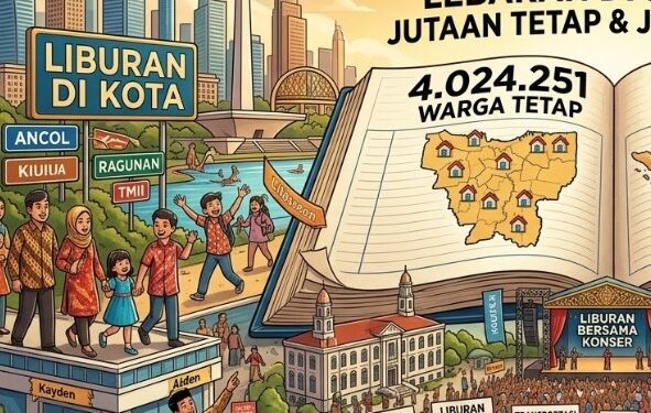 Sebanyak 4 Juta Warga Diperkirakan Tetap di Jakarta Saat Lebaran, Ancol, Ragunan, dan Monas Diprediksi Jadi Tujuan Favorit