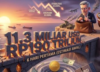 Baru 6 Hari Perang, Kantong AS Sudah Jebol Rp190 Triliun