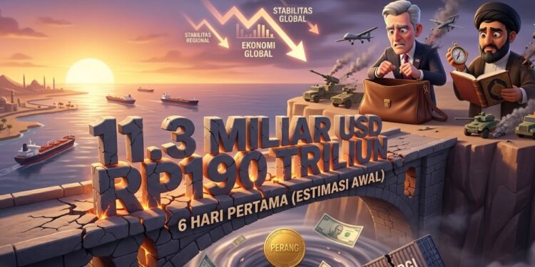 Baru 6 Hari Perang, Kantong AS Sudah Jebol Rp190 Triliun