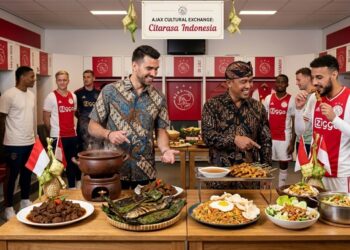 Kuliner Indonesia Naik Kelas di Ruang Ganti AFC Ajax Amsterdam, Rendang hingga Pepes Ikan Bikin Curi Perhatian Dunia