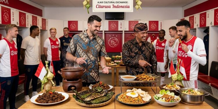 Kuliner Indonesia Naik Kelas di Ruang Ganti AFC Ajax Amsterdam, Rendang hingga Pepes Ikan Bikin Curi Perhatian Dunia