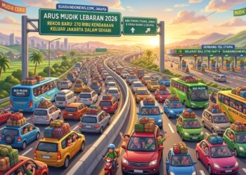 Arus Mudik 2026 Tembus 270 Ribu Kendaraan, Tertinggi Sepanjang Sejarah