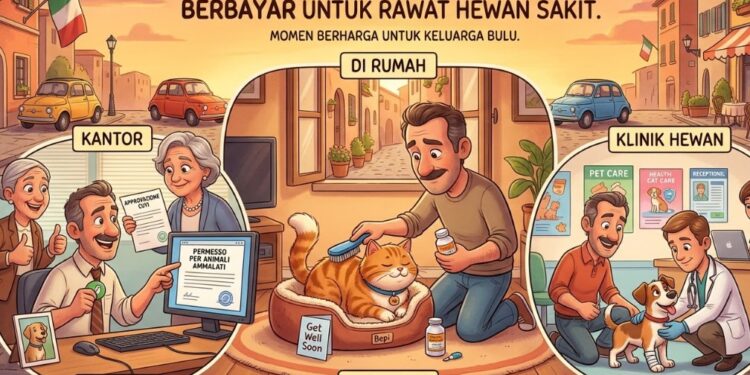 Italia Jadi Negara Pertama yang Berikan Cuti Berbayar untuk Pekerja yang Merawat Hewan Peliharaan Sakit