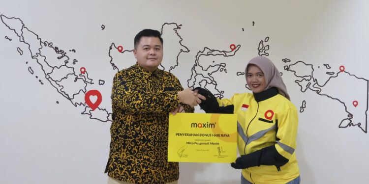 Penyaluran BHR Maxim untuk Puluhan Ribu Mitra Pengemudi, Bentuk Apresiasi dan Dukungan Menjelang Idulfitri