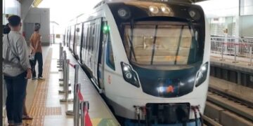 Penumpang LRT Sumsel Mencapai 213 Ribu Saat Lebaran