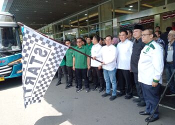 Ketua DPD RI Sultan Lepas 500 Pemudik Diberangkatkan ke Lima Provinsi Sumatera