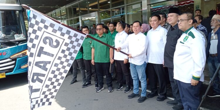 Ketua DPD RI Sultan Lepas 500 Pemudik Diberangkatkan ke Lima Provinsi Sumatera