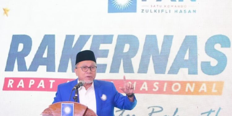 Zulhas Buka Rakernas PAN, Dukung Prabowo Penuh Sambil Singgung AS-Israel