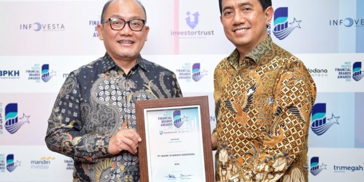 BSN Raih Financial Brands Awards, Bank Syariah Baru yang Cepat Dikenal Masyarakat
