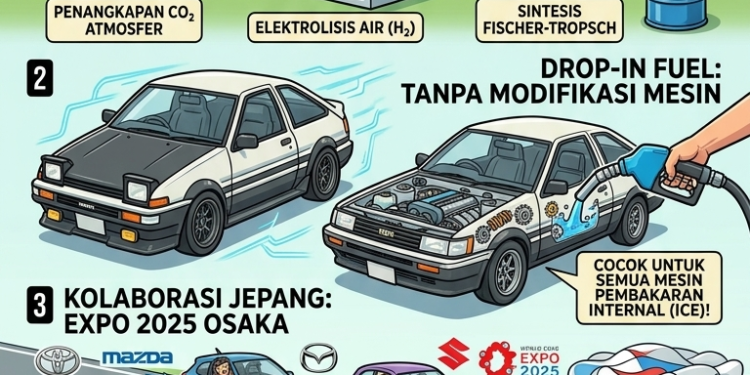 Jepang Sukses Bikin Bensin dari Udara dan Air, Tak Lagi Butuh Minyak untuk Bahan Bakar