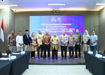 MPR Jalin Kerja Sama dengan UII, Dorong Penguatan Kajian Konstitusi dan Sosialisasi Empat Pilar