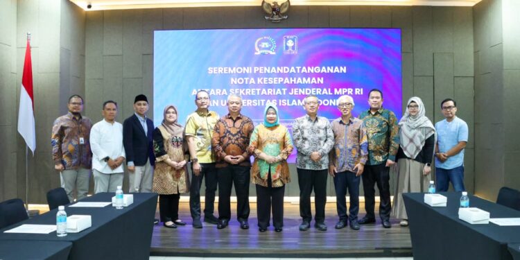 MPR Jalin Kerja Sama dengan UII, Dorong Penguatan Kajian Konstitusi dan Sosialisasi Empat Pilar