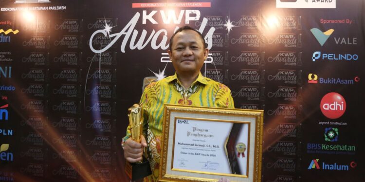 KWP Award 2026, Sarmuji Sabet Penghargaan Legislator Responsif Terhadap Aspirasi Publik