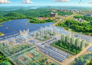 PLTS Raksasa di IKN Mulai Terlihat, Siap Jadi Tulang Punggung Listrik Kota Masa Depan