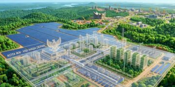 PLTS Raksasa di IKN Mulai Terlihat, Siap Jadi Tulang Punggung Listrik Kota Masa Depan