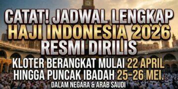 Catat! Jadwal Lengkap Keberangkatan Haji Indonesia 2026