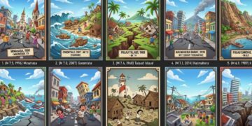 10 Gempa Dahsyat yang Pernah Melanda Sulawesi Utara