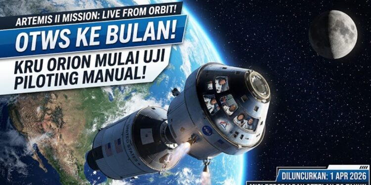 OTWS KE BULAN! Kru Artemis II Resmi Meluncur, Cetak Sejarah Baru Setelah 50 Tahun Rehat