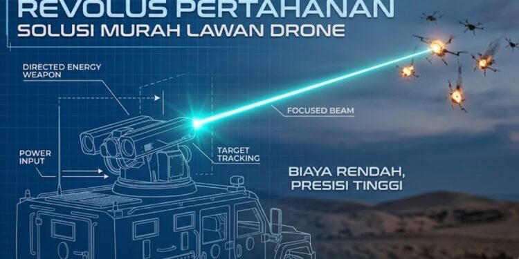 Senjata Laser Jadi Tren Baru untuk Lawan Drone, Sekali Tembak Cuma Rp220.000: Solusi Murah dan Efisien Hadapi Ancaman di Era Perang Modern