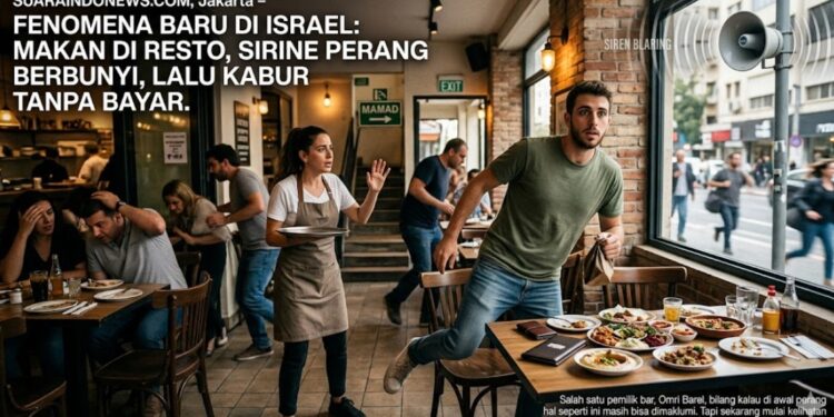 Modus Baru di Restoran Saat Perang: Makan Dulu, Kabur Pas Sirene Bunyi