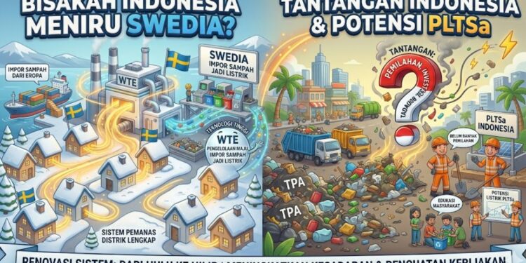 Swedia Impor Sampah Jadi Listrik, Bisakah Indonesia Meniru?