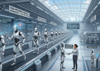 China Bisa Produksi Robot Mirip Manusia 10.000 Unit per Tahun