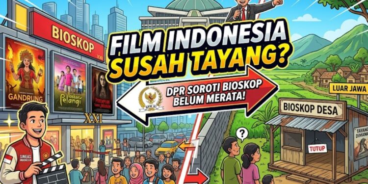 Film Indonesia Susah Tayang? DPR Soroti Bioskop yang Belum Merata