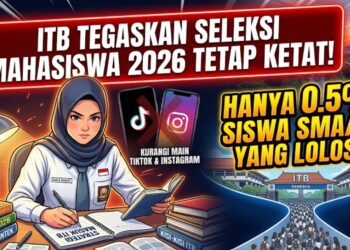 ITB Tegaskan Seleksi Mahasiswa 2026 Tetap Ketat: Kurangi Main TikTok & Instagram, Hanya 0,5% Siswa SMA/K yang Lolos