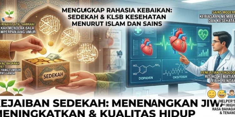 Sedekah Disebut Bisa Perpanjang Umur, Ini Penjelasan Hadis Riwayat Ath-Thabrani dan Fakta Sains soal Dampaknya bagi Kesehatan