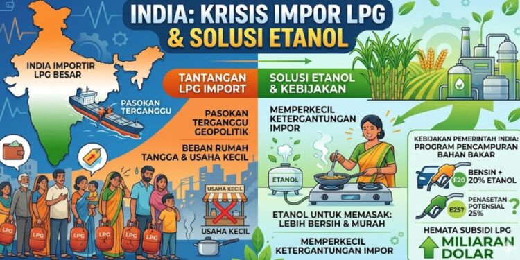 Krisis LPG Hantam India, Industri Dorong Kompor Etanol sebagai Solusi Murah untuk Jutaan Rumah Tangga