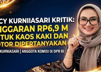 Lucy Kurniasari Kritik BGN: Anggaran Rp6,9 M untuk Kaos Kaki dan Motor Dipertanyakan